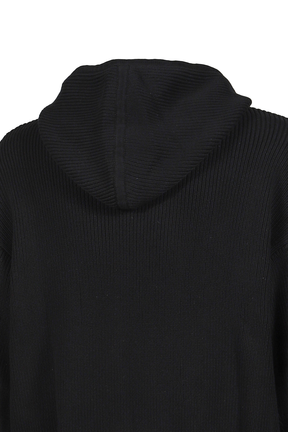 Pocket Hooded Sweater / Black