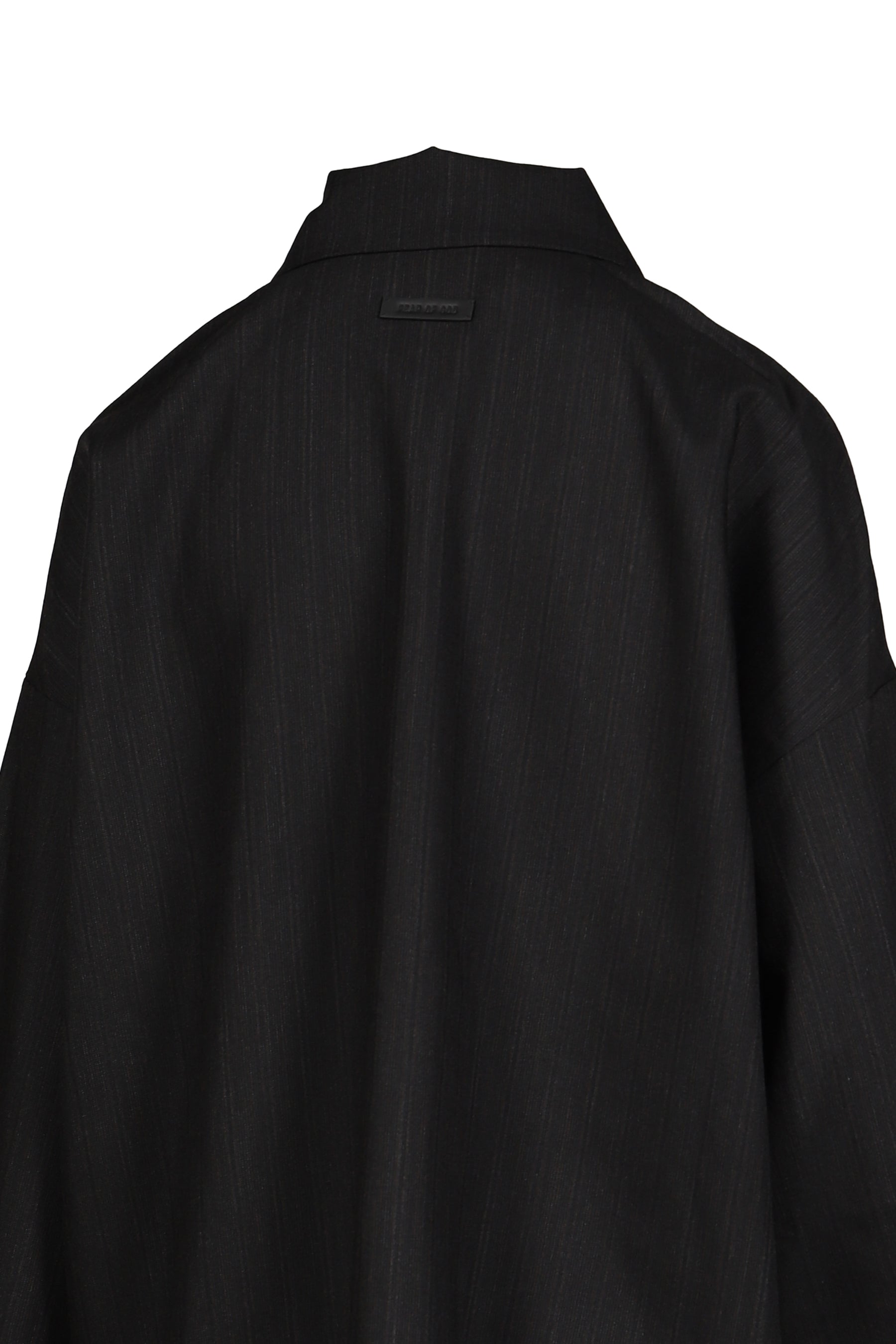 ELASTIC CUFF SHIRT / BLK STRIPED
