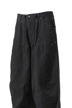 H.D. PANT - APRON - 11OZ COTTON OXFORD / BLK