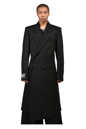 OVERSIZED TAILORED COAT / BLK
