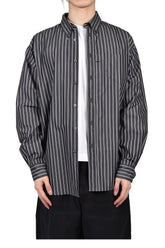 VETERANO SHIRT / BLK/WHT STRIPE
