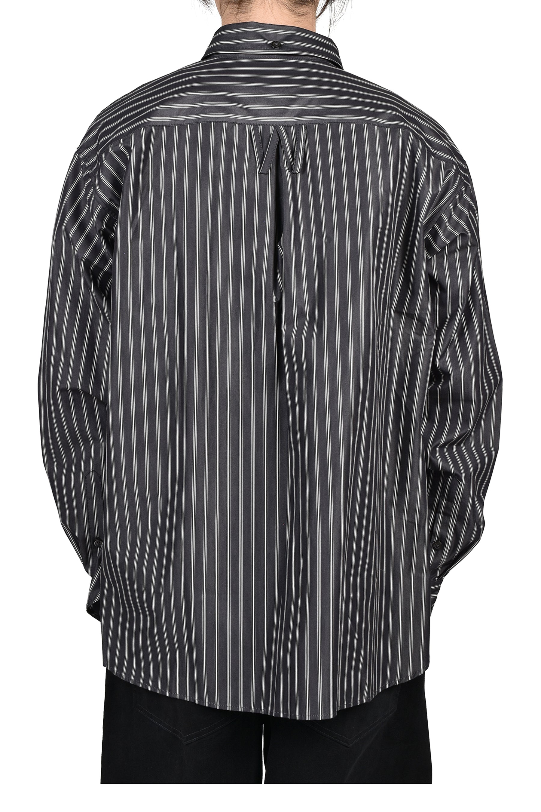 VETERANO SHIRT / BLK/WHT STRIPE