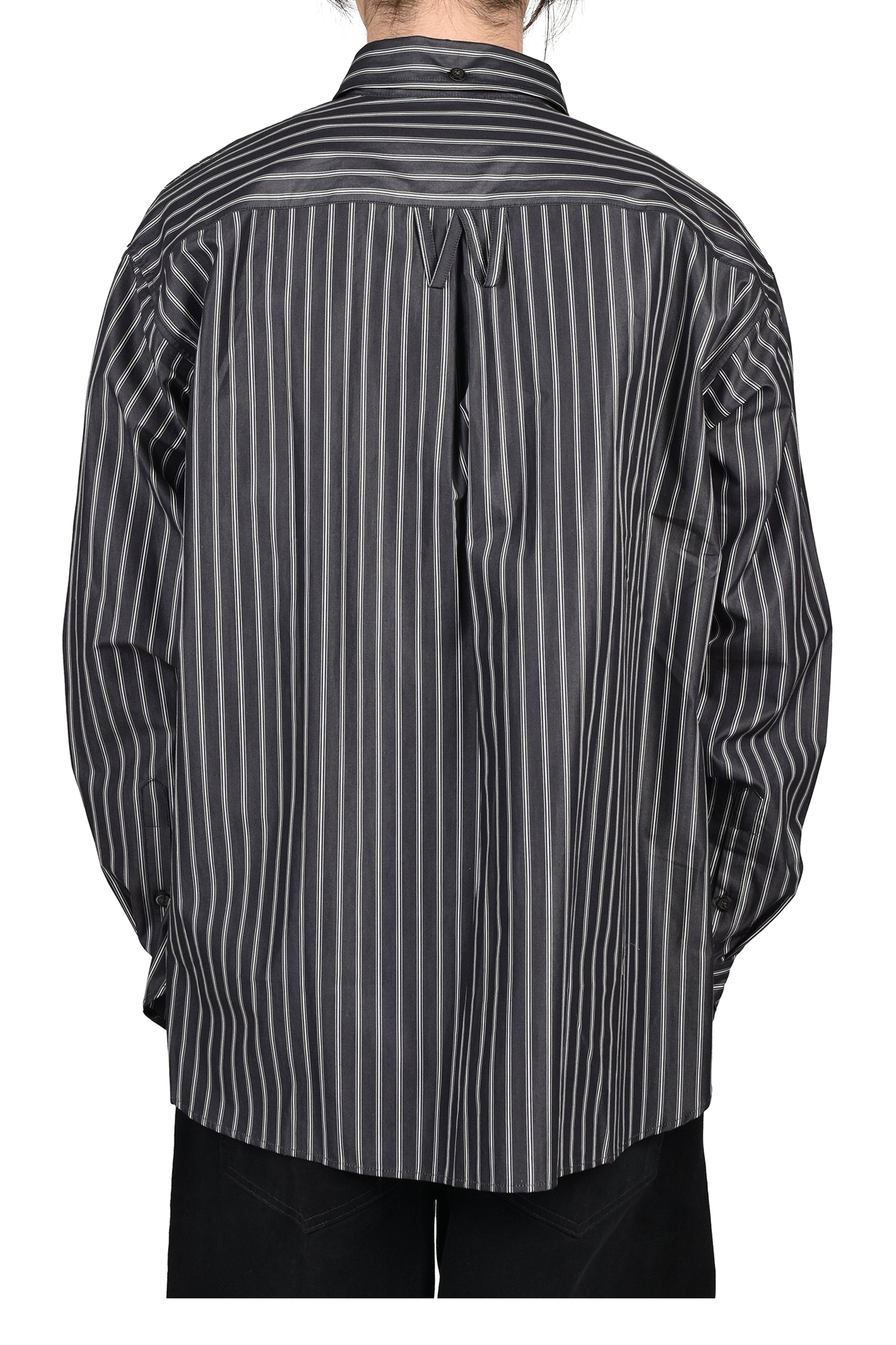 VETERANO SHIRT / BLK/WHT STRIPE