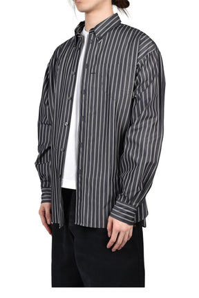 VETERANO SHIRT / BLK/WHT STRIPE
