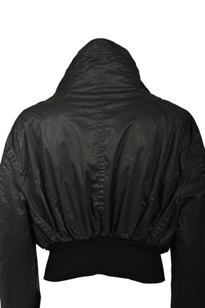 COATED CLOTH BLOUSON / BLK