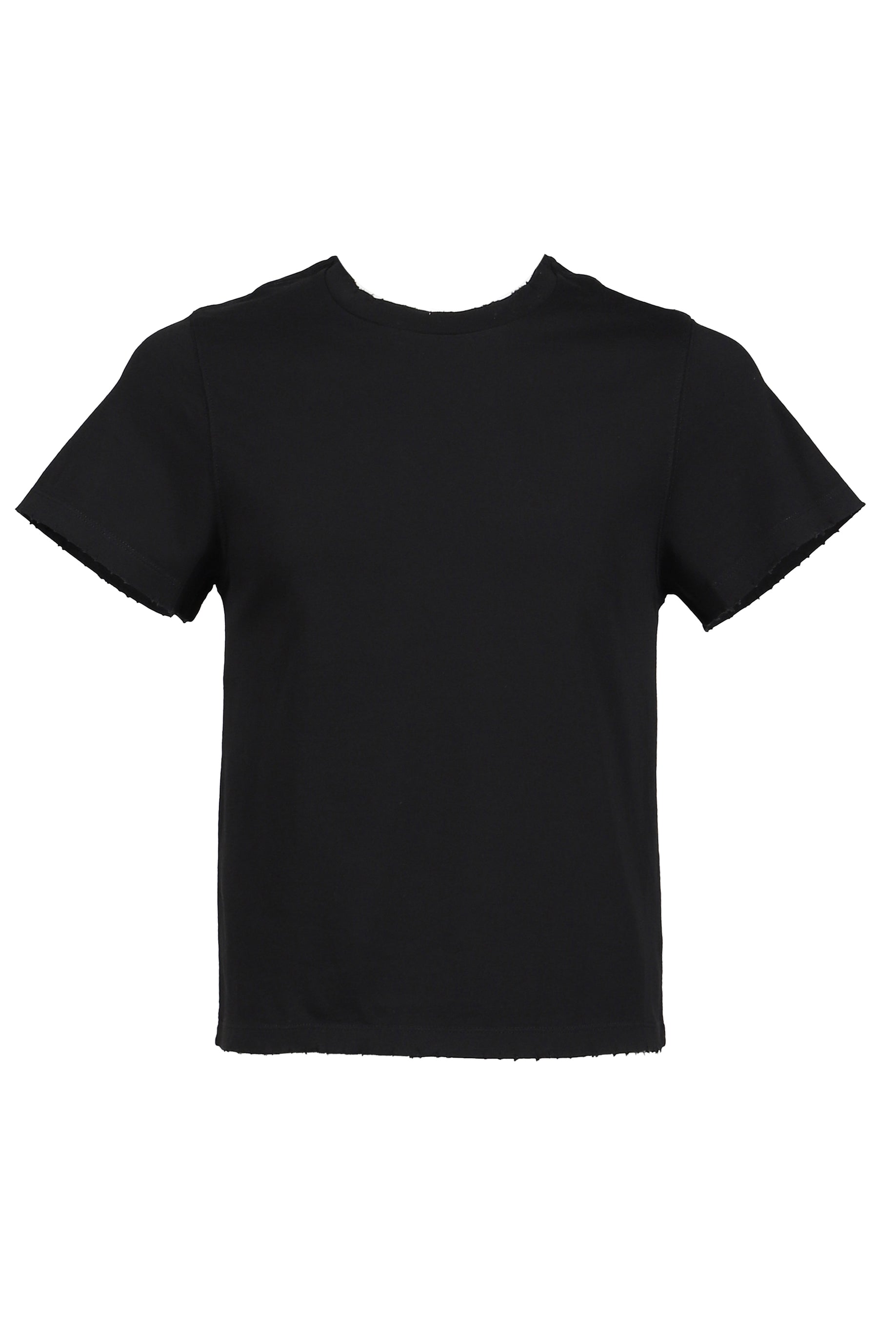 CROPPED T-SHIRT / BLK