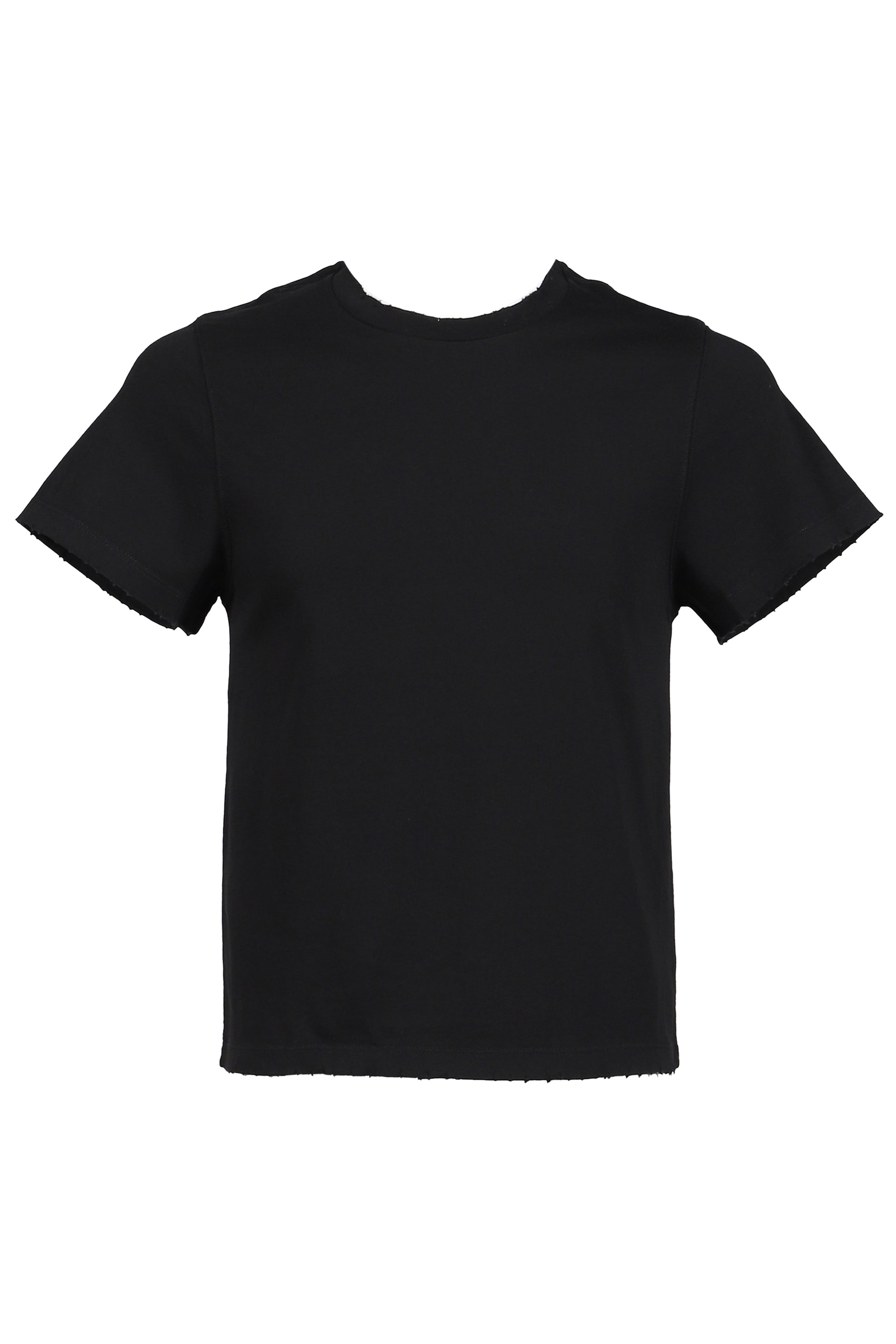 CROPPED T-SHIRT / BLK