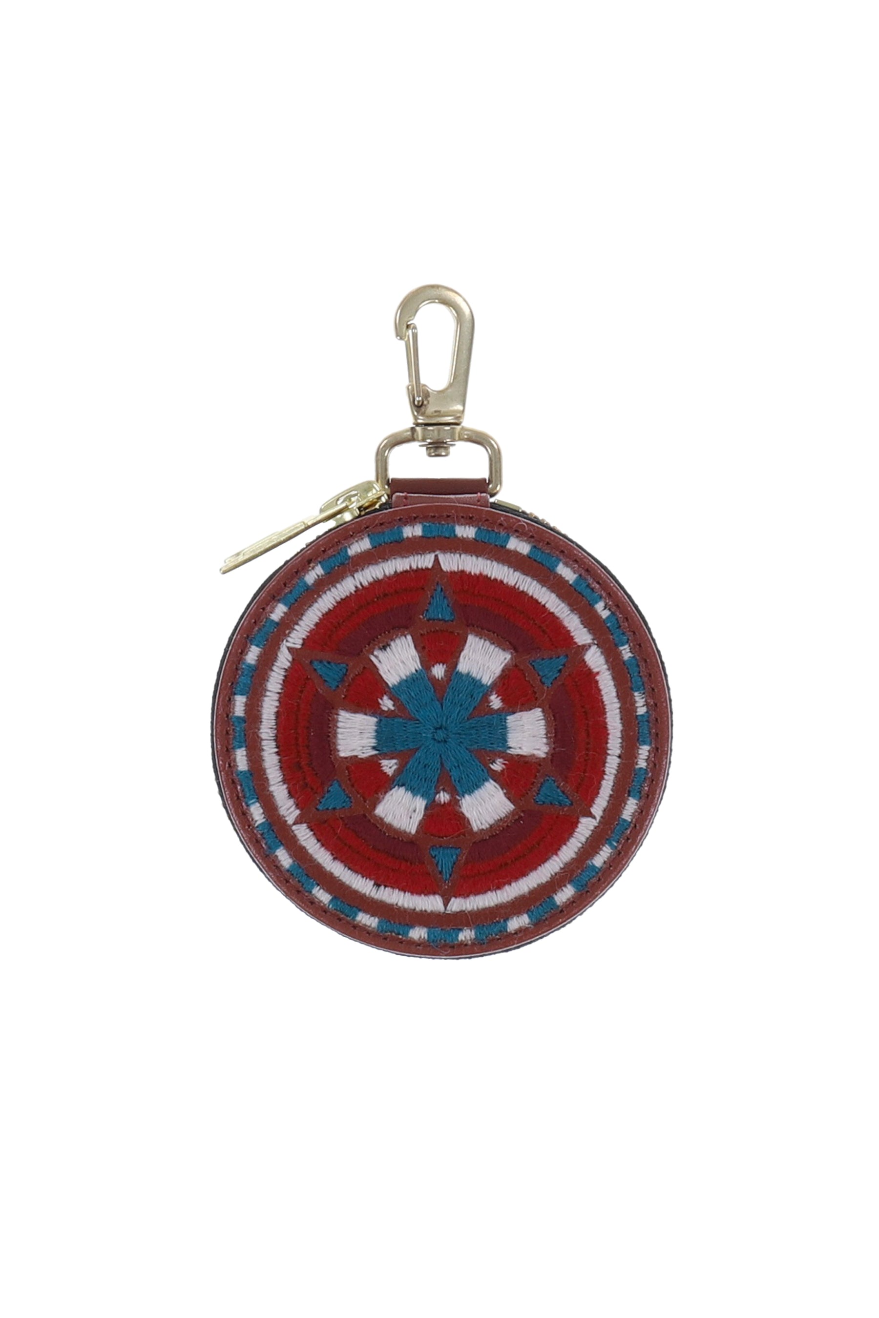 SHOULDER CIRCLE COIN CASE / RED