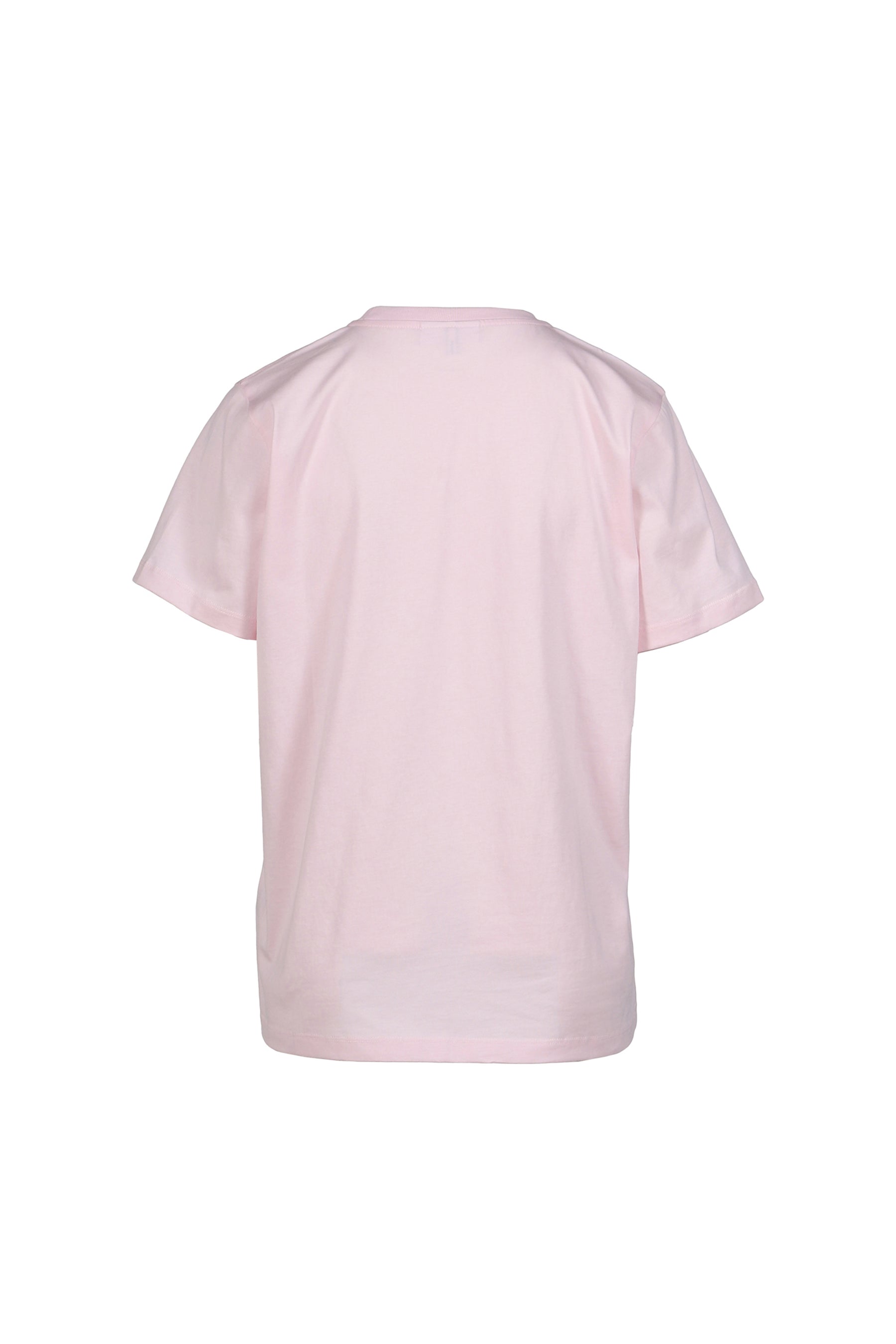 BASIC COTTON JERSEY T-SHIRT / CHALK PNK