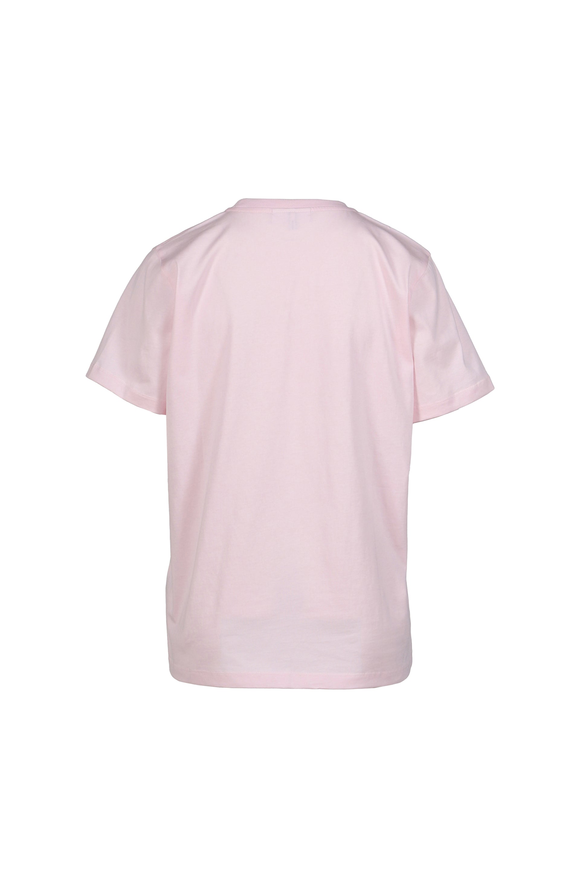 BASIC COTTON JERSEY T-SHIRT / CHALK PNK