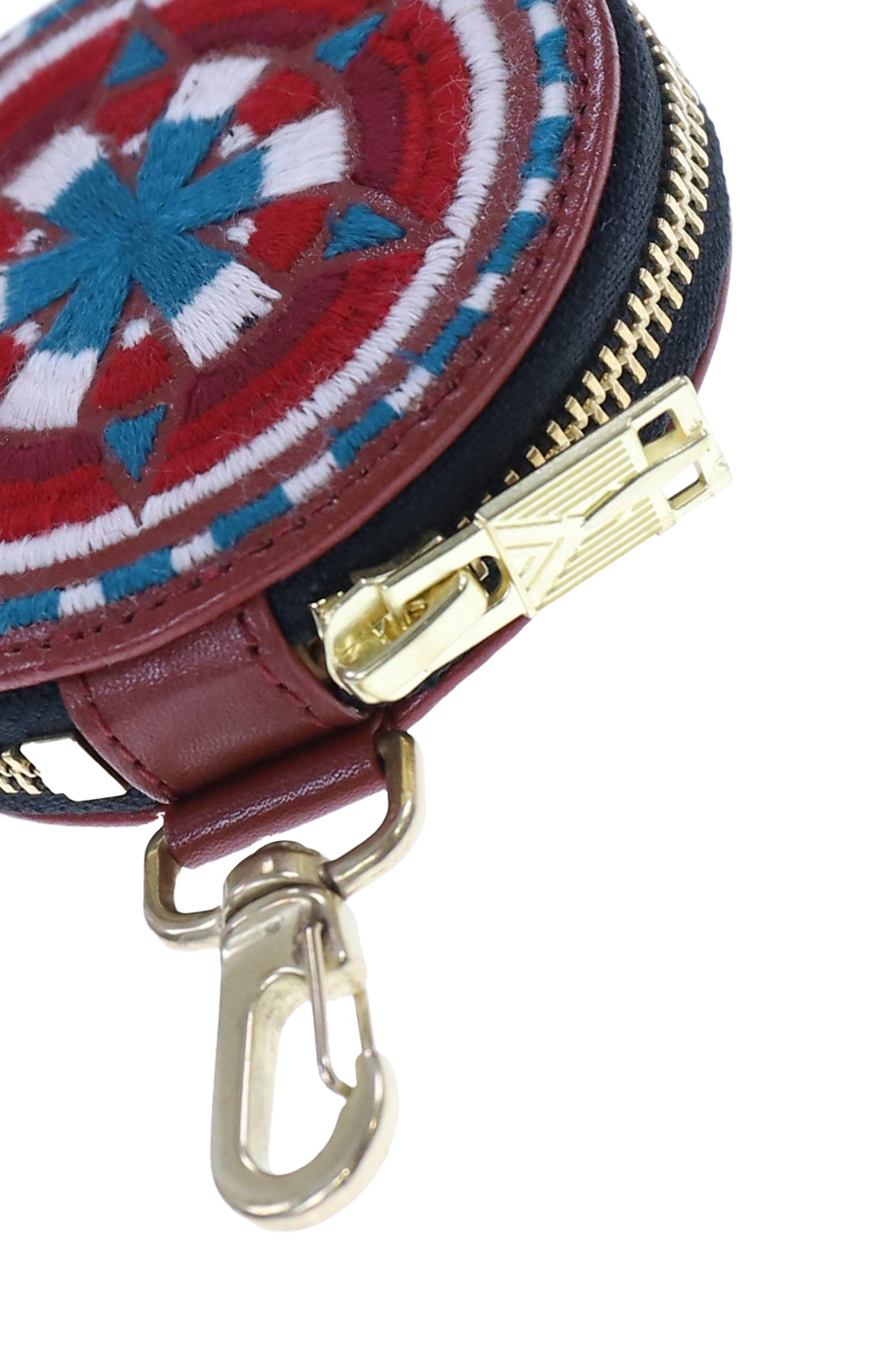 SHOULDER CIRCLE COIN CASE / RED