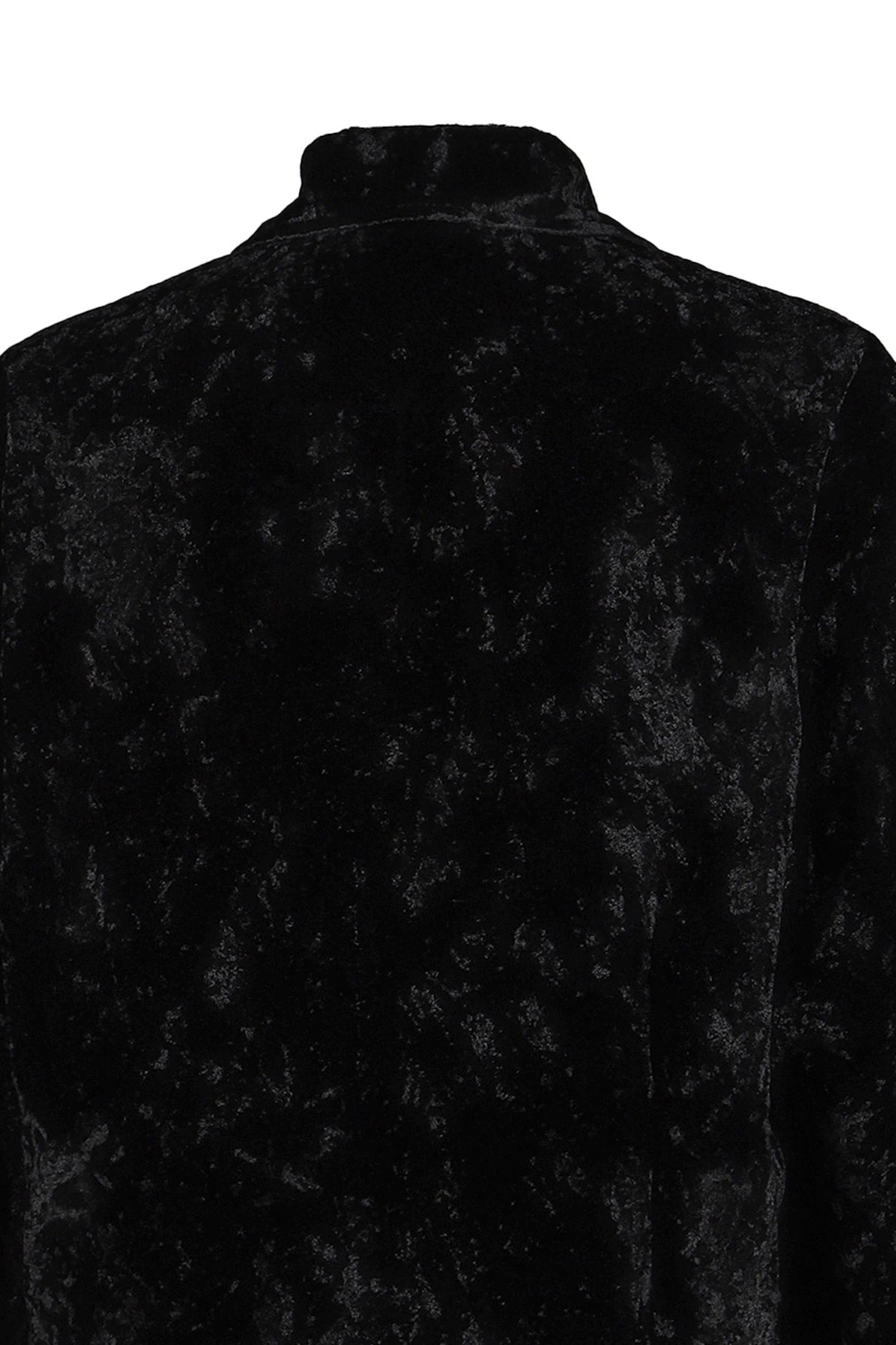 CRUSH VELVET BLOUSON / BLACK 
