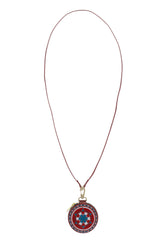 SHOULDER CIRCLE COIN CASE / RED