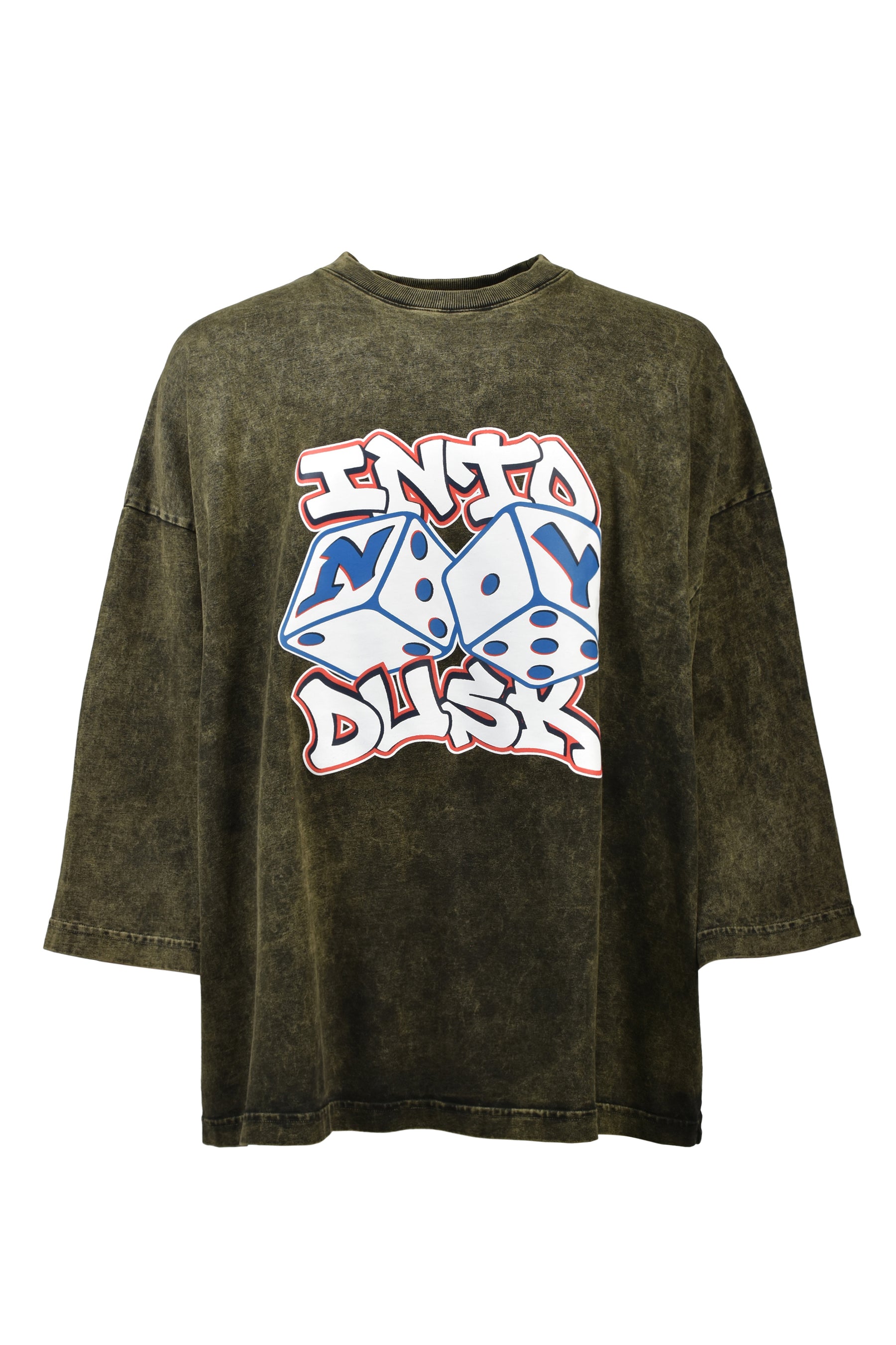 WORNOUT CLOAK TEE / BLK