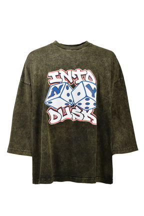 WORNOUT CLOAK TEE / BLK