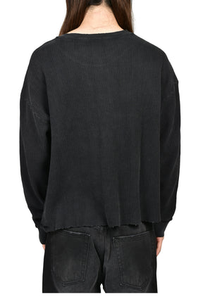 DESTROYER CROSS WAFFLE LS / VINTAGE BLK