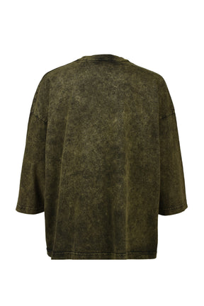 WORNOUT CLOAK TEE / BLK