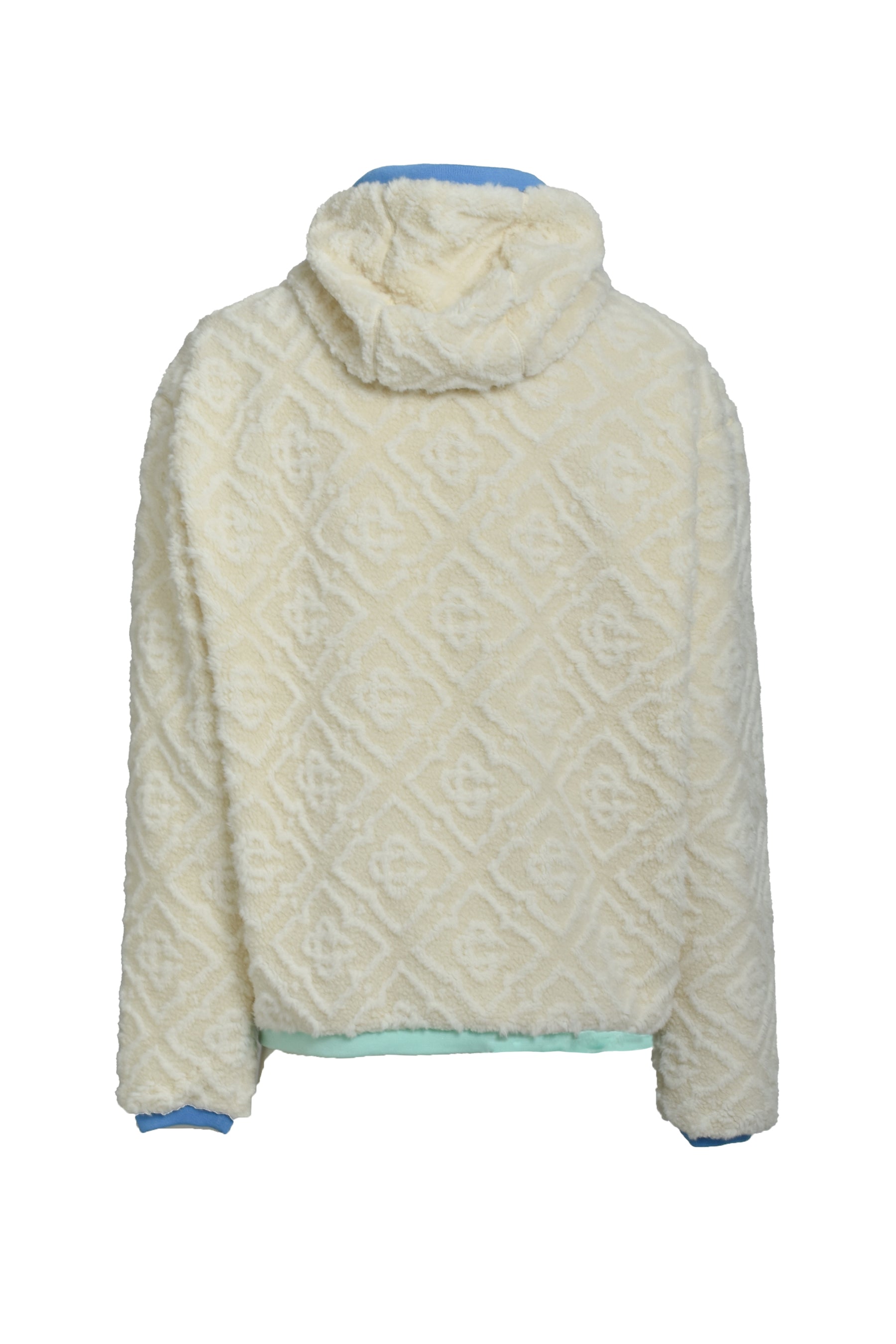 MENS MONOGRAM FLEECE JACKET / O.WHT