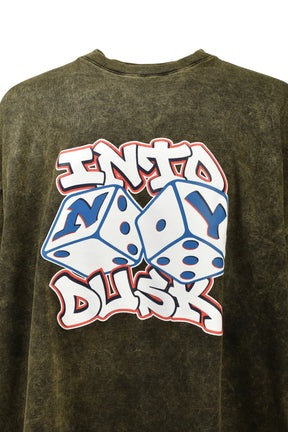 WORNOUT CLOAK TEE / BLK