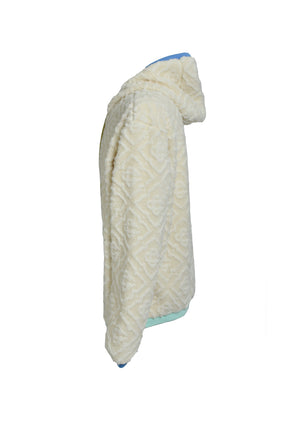 MENS MONOGRAM FLEECE JACKET / O.WHT