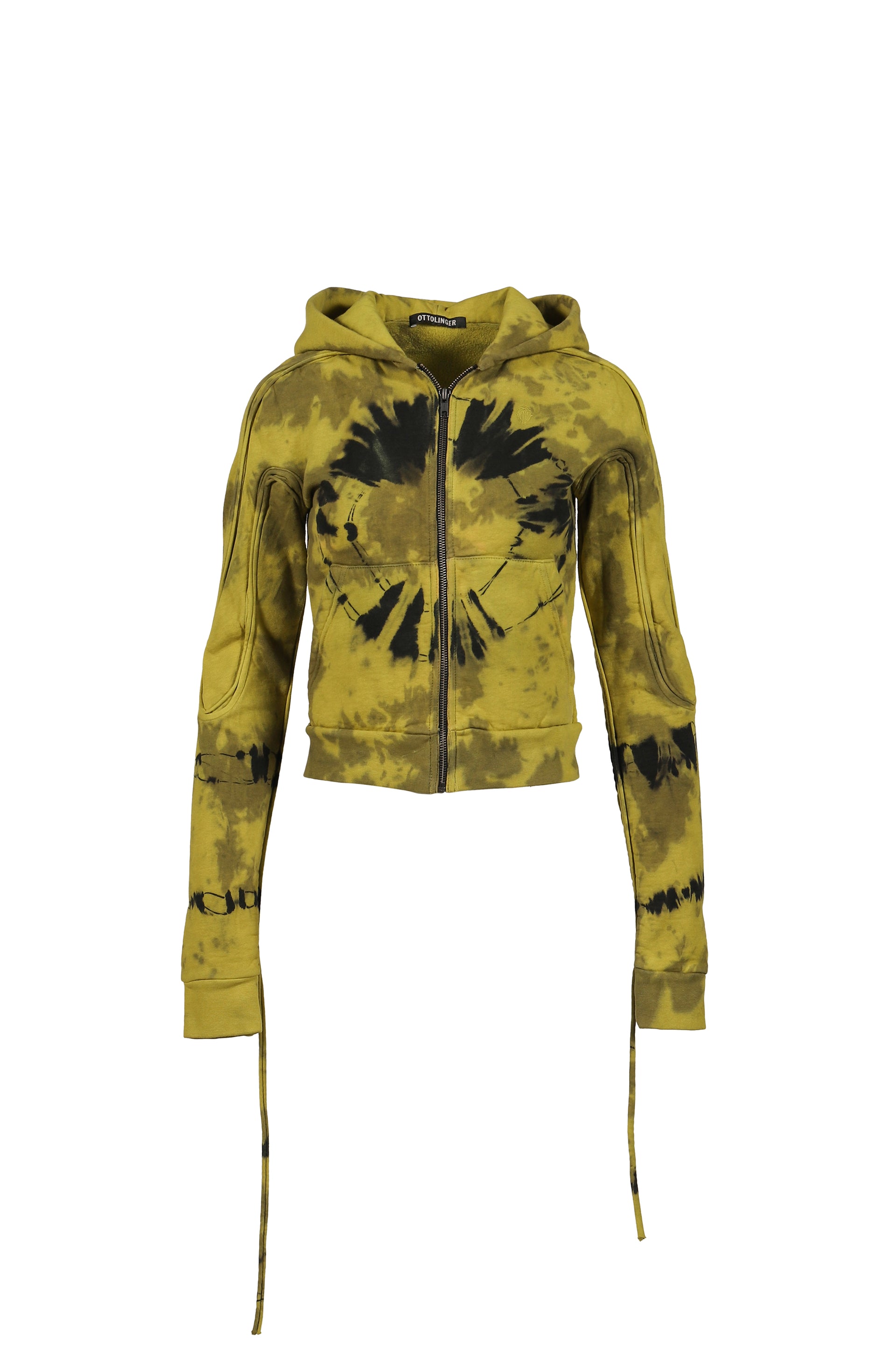 SUTURED ZIP HOODIE / TIE DYE MULTI
