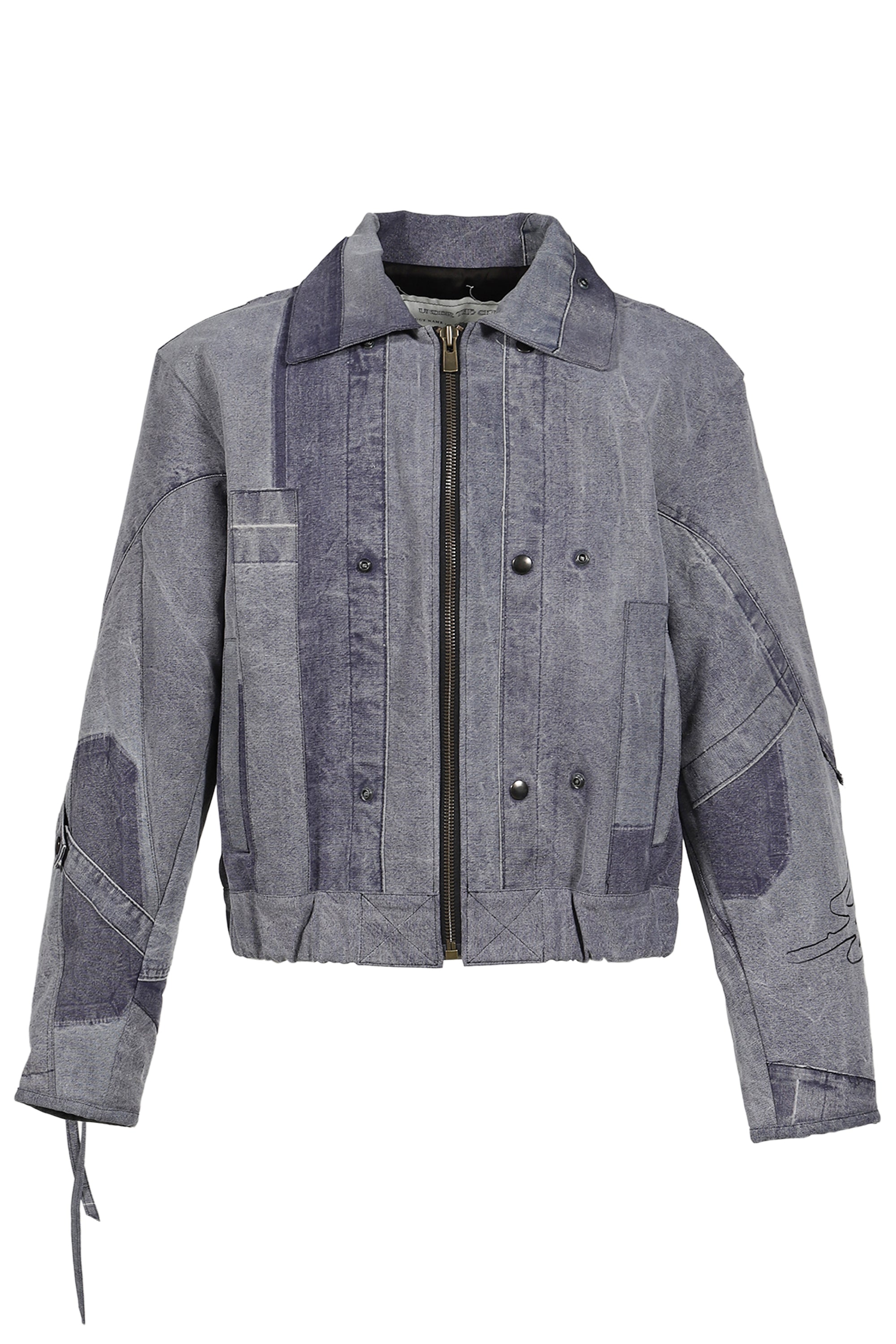 UNDER THE SIGN SS26 DUSTBORN LIGHT PATCHWORK BOMBER / ASSORT - NUBIAN UNDER THE SIGN SS26 DUSTBORN LIGHT PATCHWORK BOMBER / ASSORT - NUBIAN