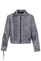 DUSTBORN LIGHT PATCHWORK BOMBER / ASSORT