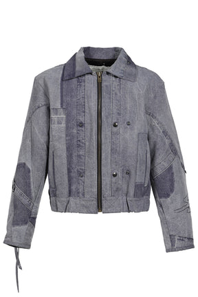 DUSTBORN LIGHT PATCHWORK BOMBER / ASSORT