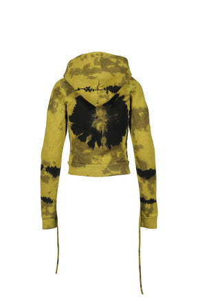 SUTURED ZIP HOODIE / TIE DYE MULTI