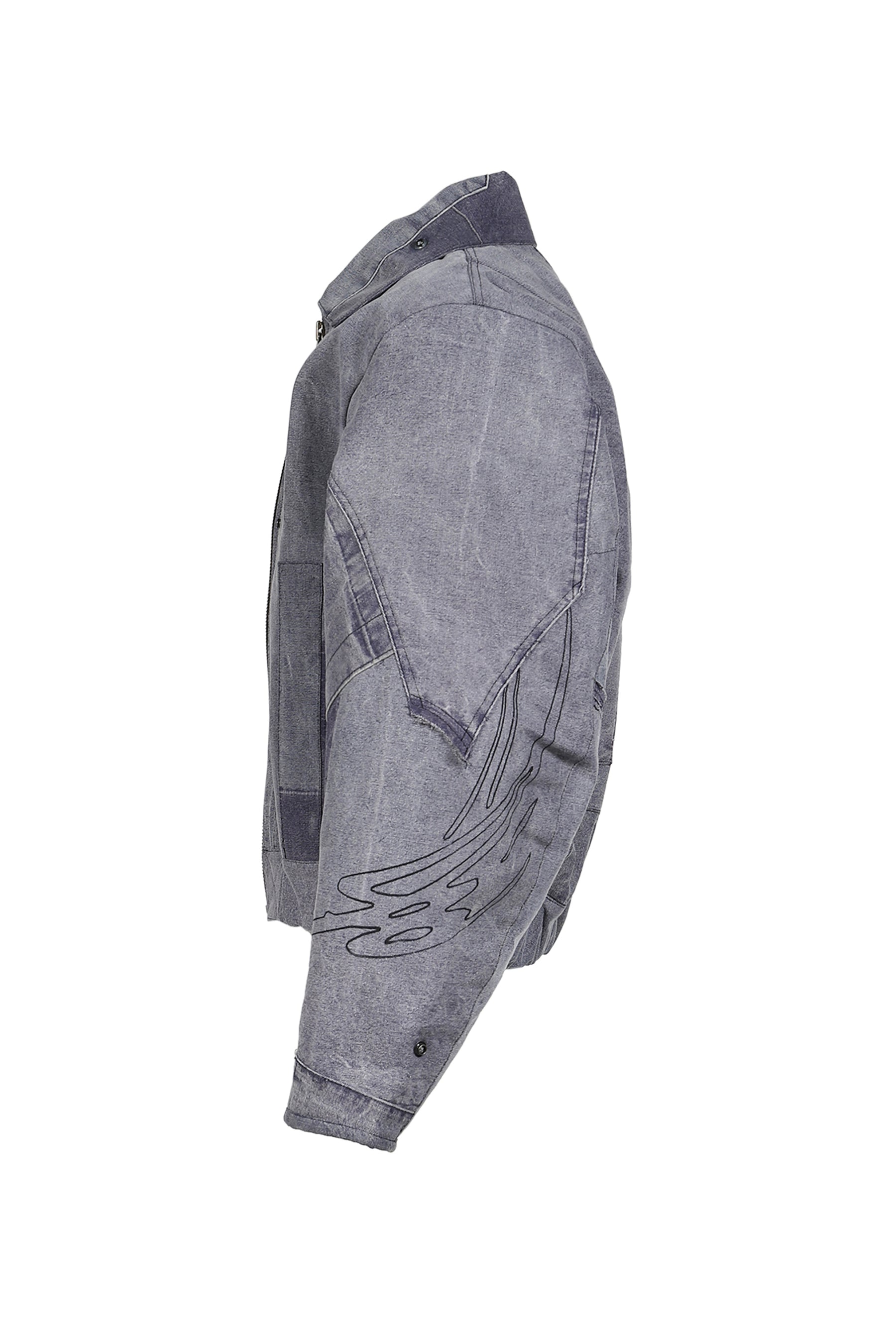 DUSTBORN LIGHT PATCHWORK BOMBER / ASSORT