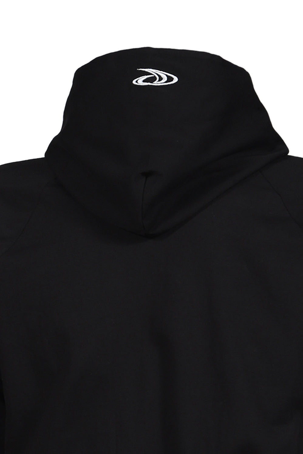 ATHELEISURE COTTON ZIP HOODIE / BLK