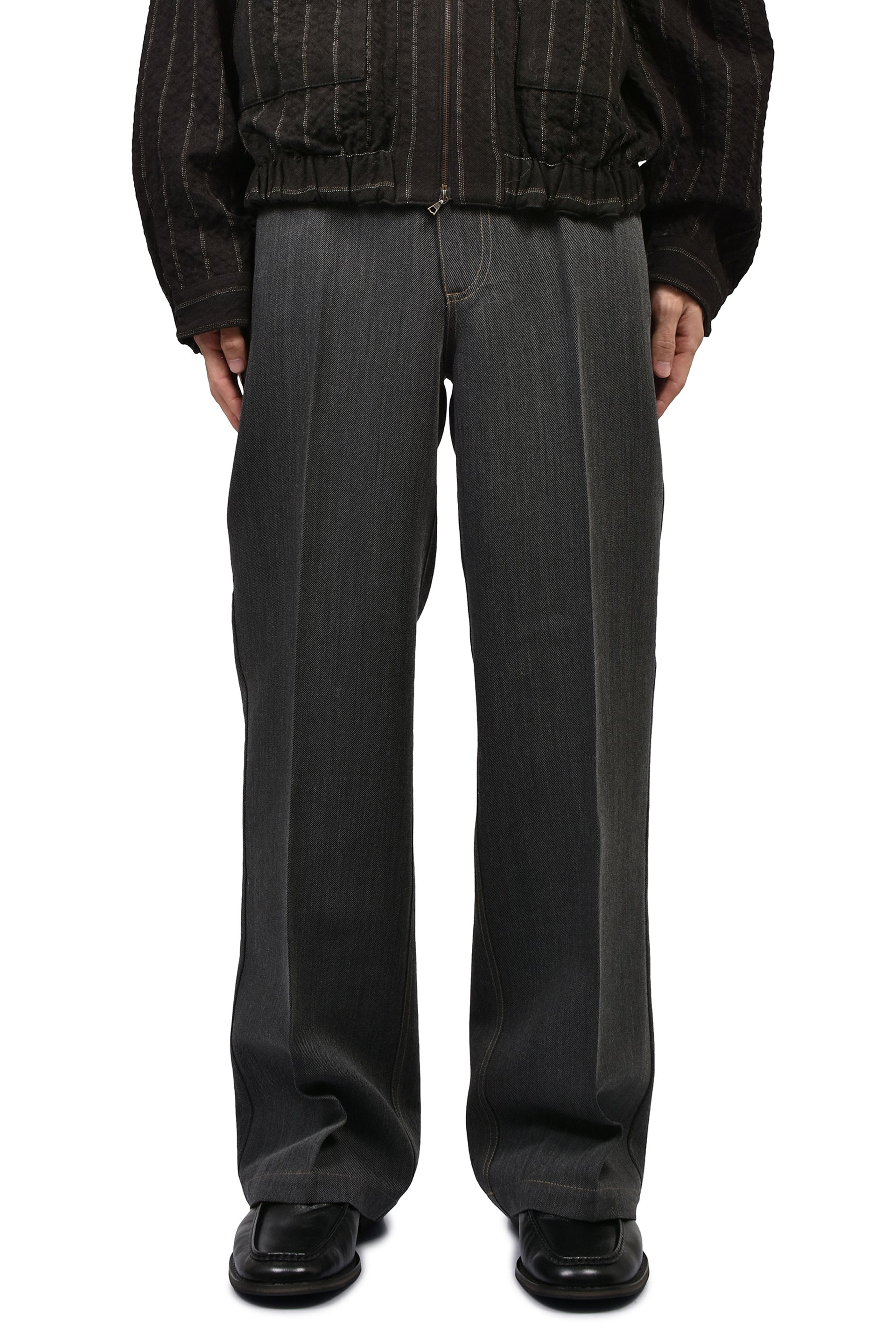 JACKSON STRAIGHT LEG TROUSERS / SLATE GRY