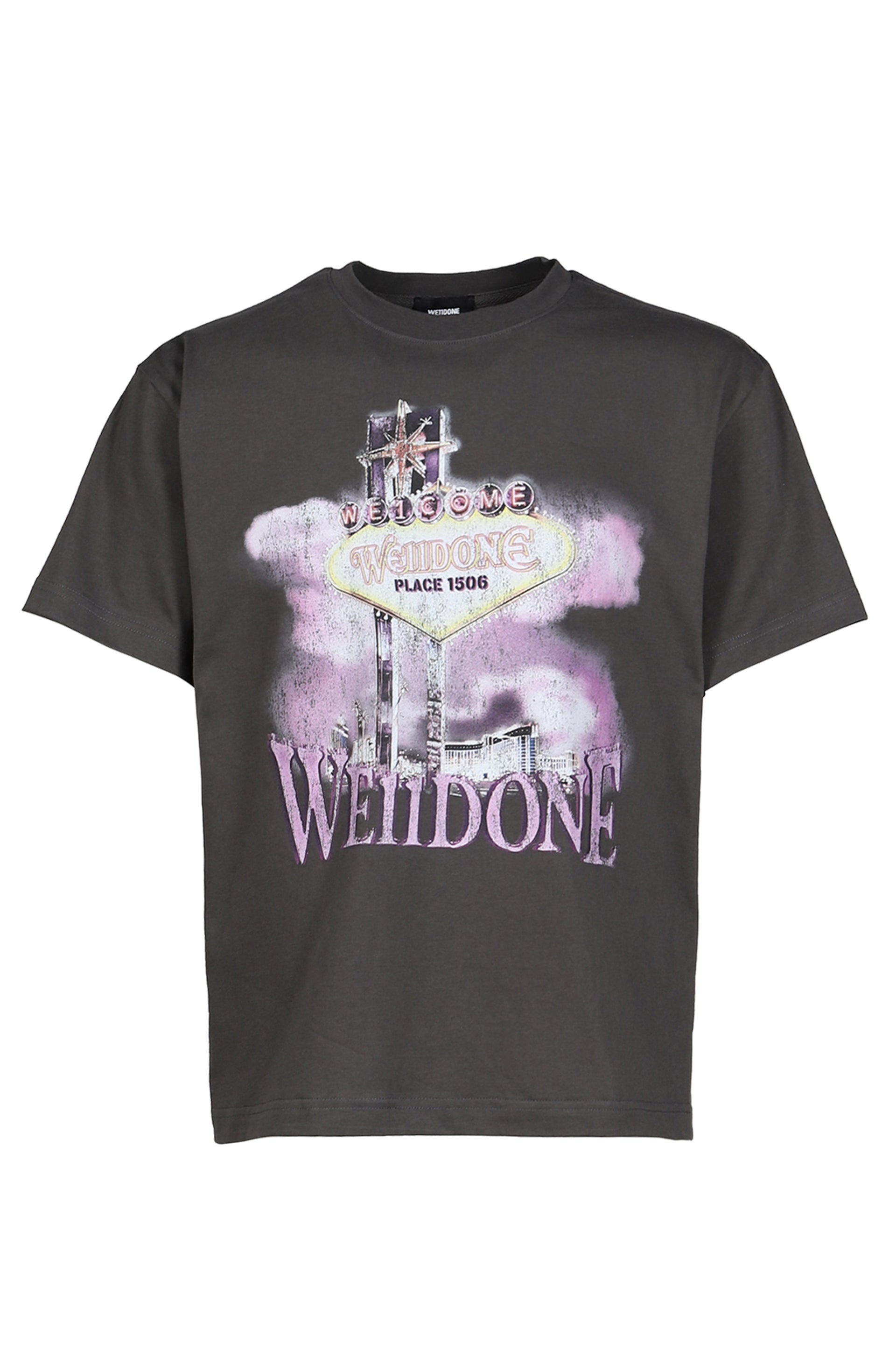 CHARCOAL SIGNBOARD T-SHIRT / CHA