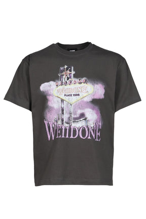 CHARCOAL SIGNBOARD T-SHIRT / CHA