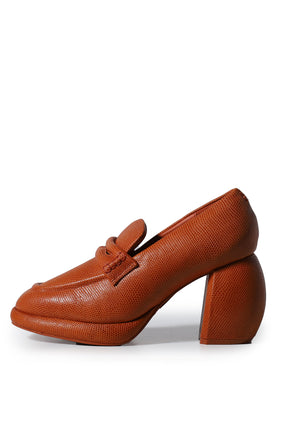 CUR LOAFER 1 W / ORANGE INT LEA