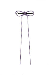 DROP RIBBON PIN / VIOLET