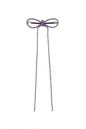 DROP RIBBON PIN / VIOLET