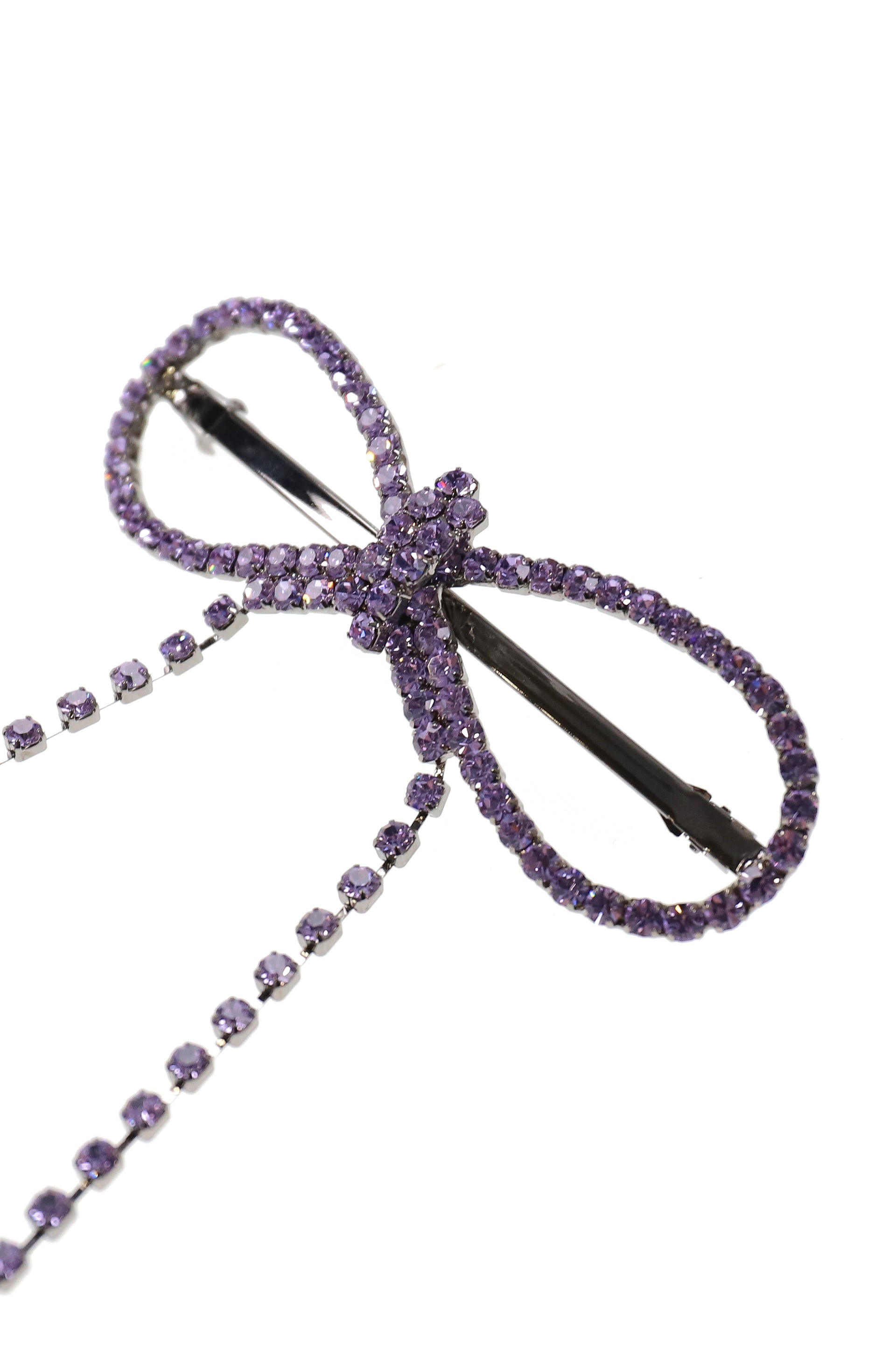 DROP RIBBON PIN / VIOLET