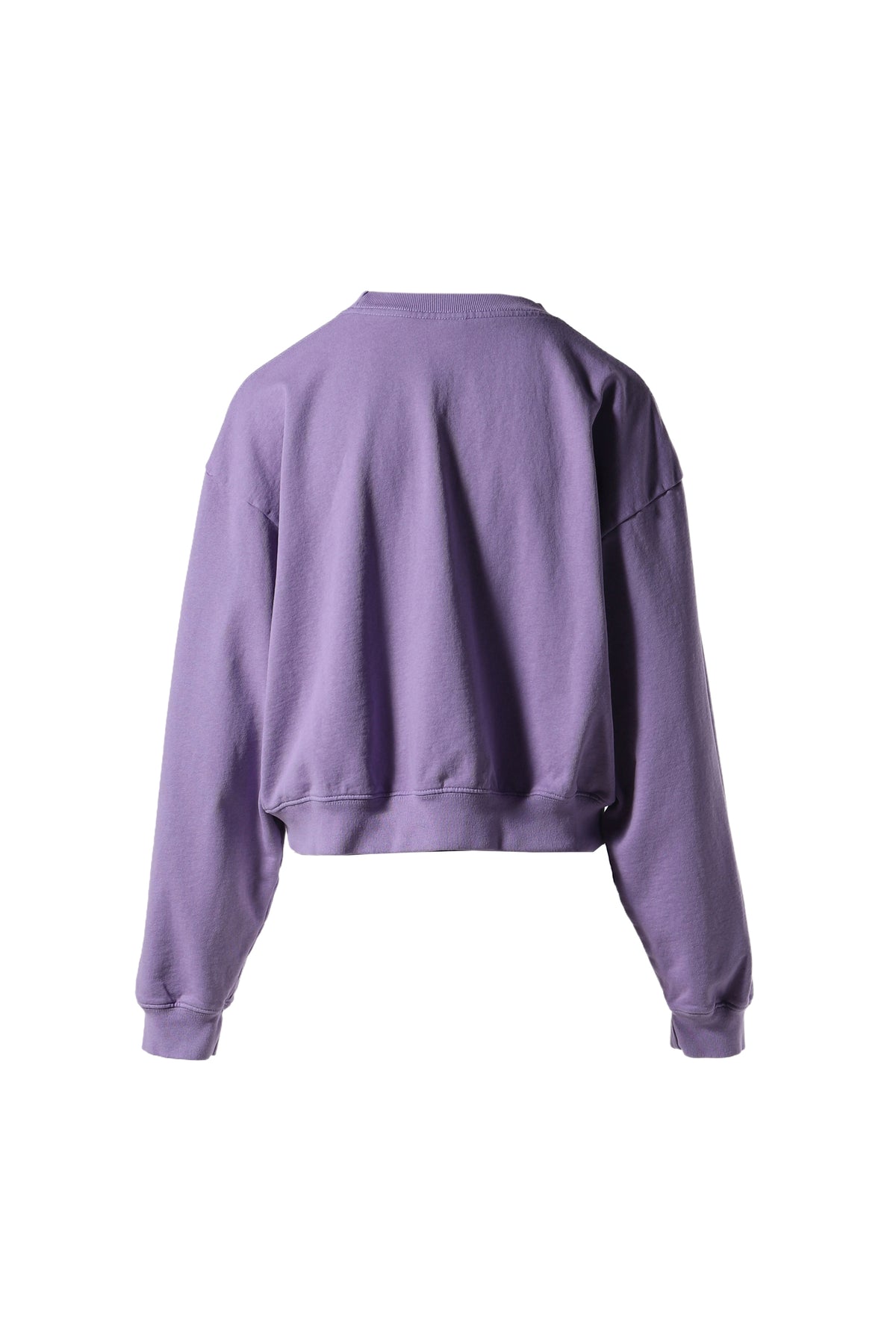 WELLNESS IVY CROPPED CREWNECK / VIOLET