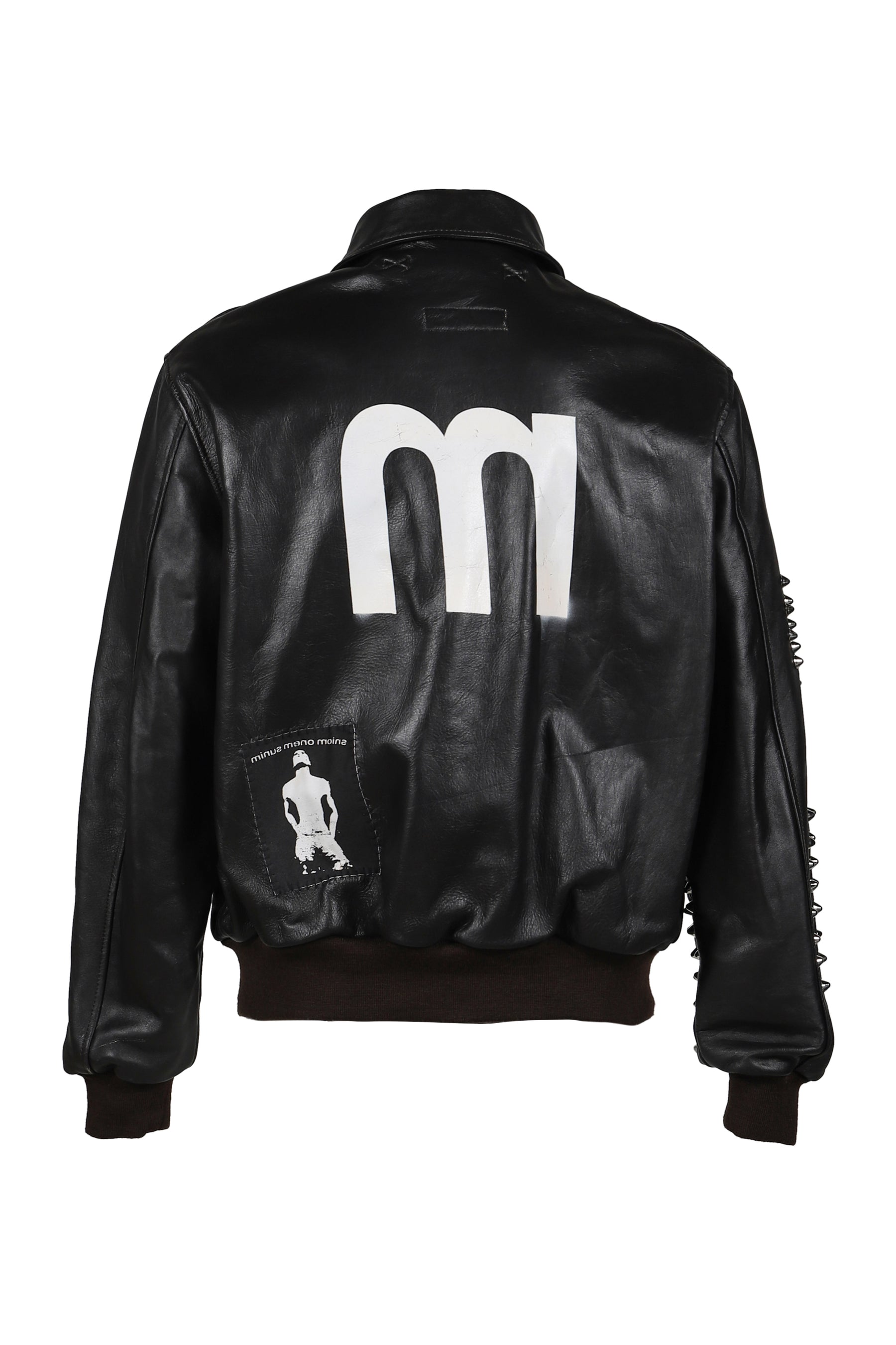 BOOTLEG FLIGHT LEATHER JACKET(BROWN CORE) / BLK