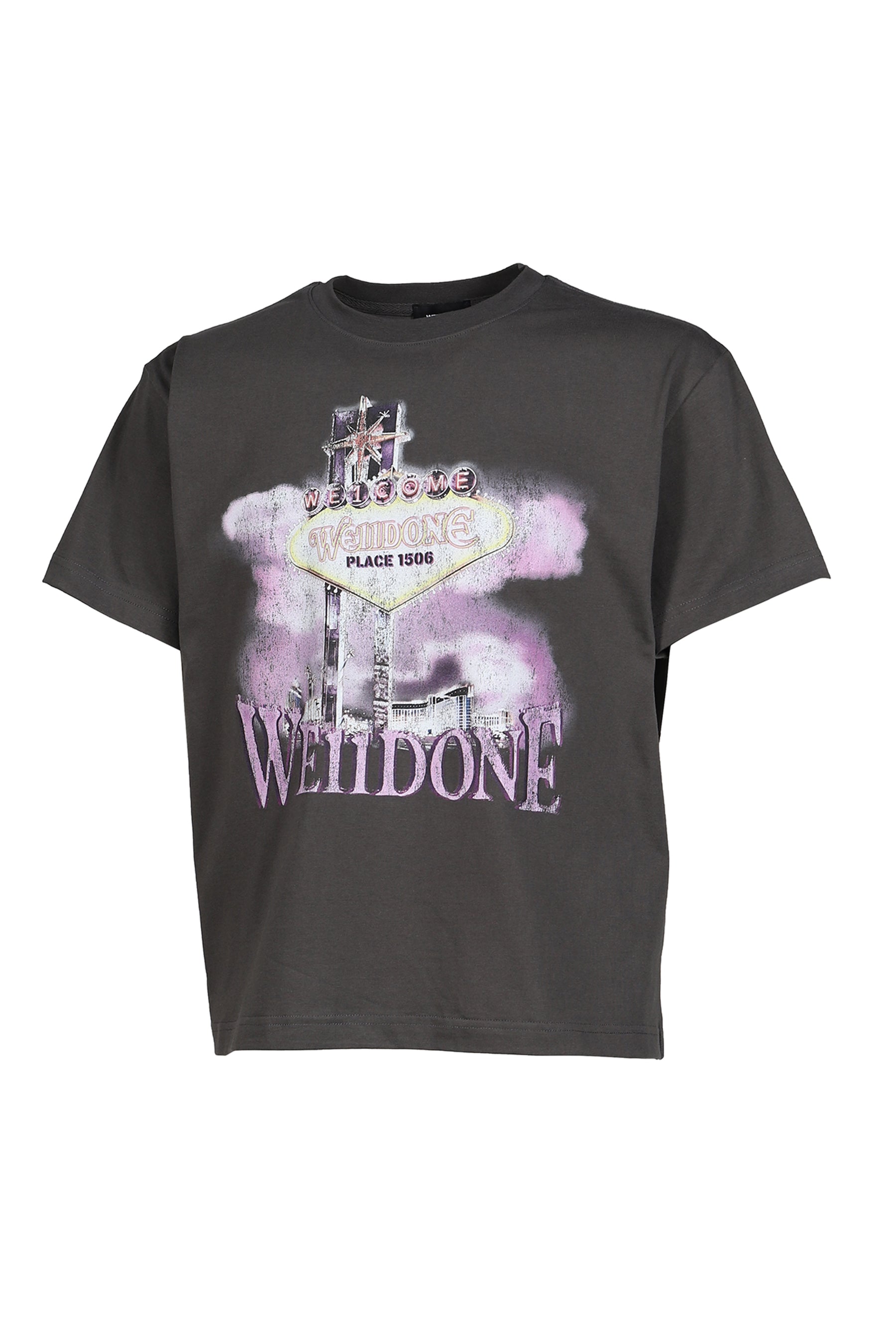 CHARCOAL SIGNBOARD T-SHIRT / CHA
