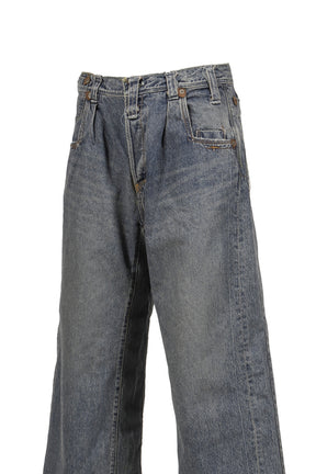 FREE STICH DRAIPING WIDE PANTS / IND 