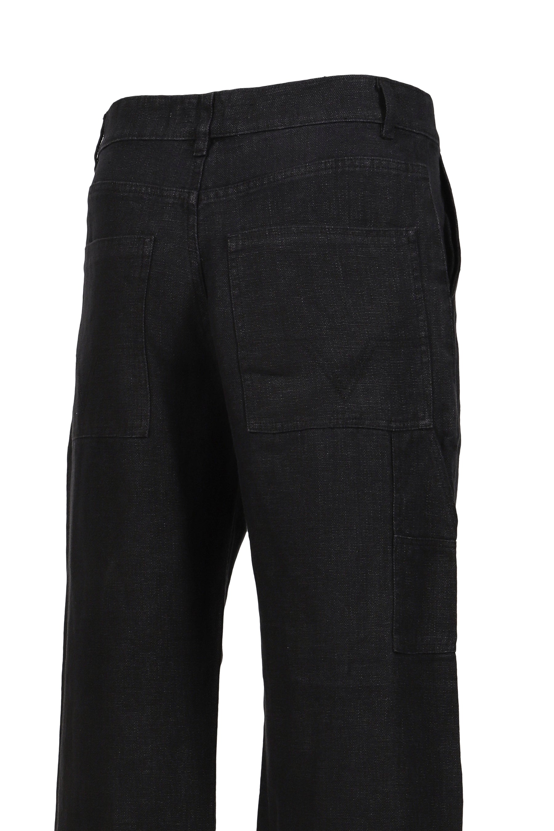 BAGGY CARPENTERS PANTS / BLK