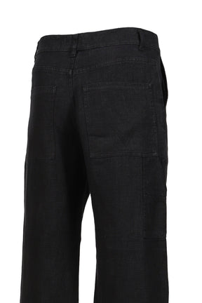 BAGGY CARPENTERS PANTS / BLK