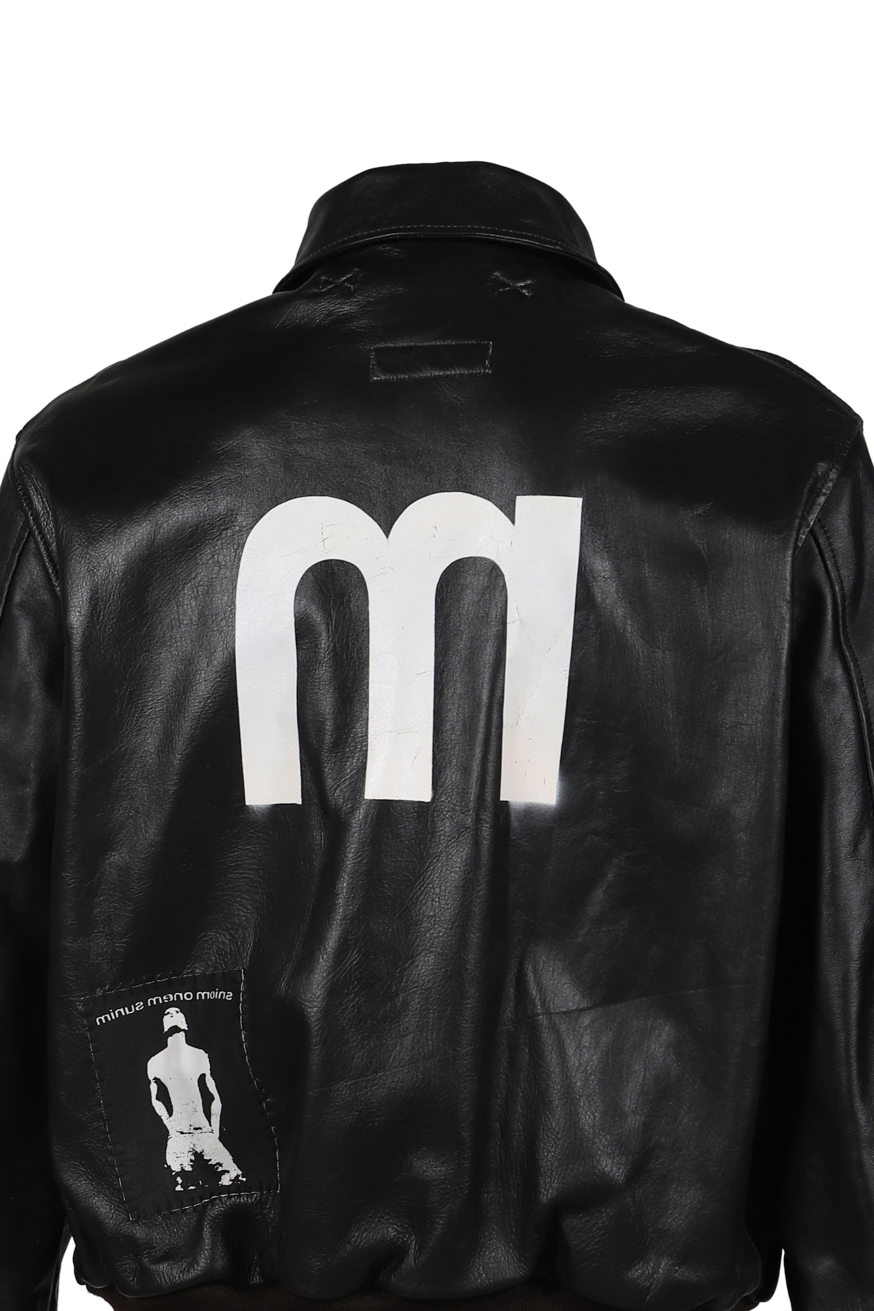 BOOTLEG FLIGHT LEATHER JACKET(BROWN CORE) / BLK