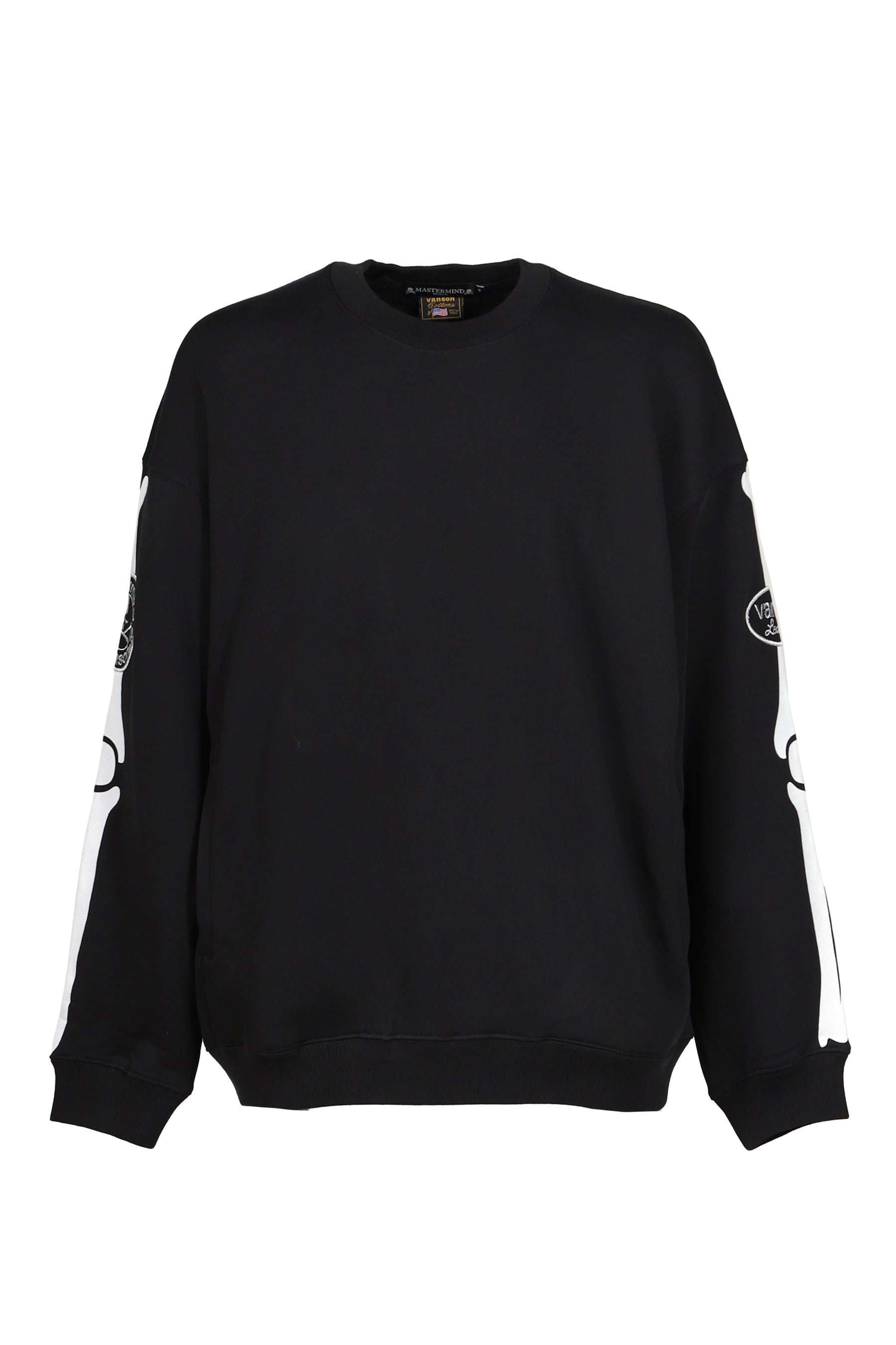 VANSON CREWNECK SWEATSHIRT BOXY FIT / BLK