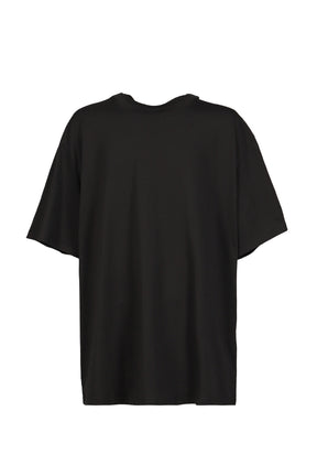 OVERSIZED DOUBLE COLLAR T-SHIRT / BLK