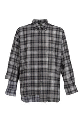 DOCKING FLIP SHIRT / BLK CHECK