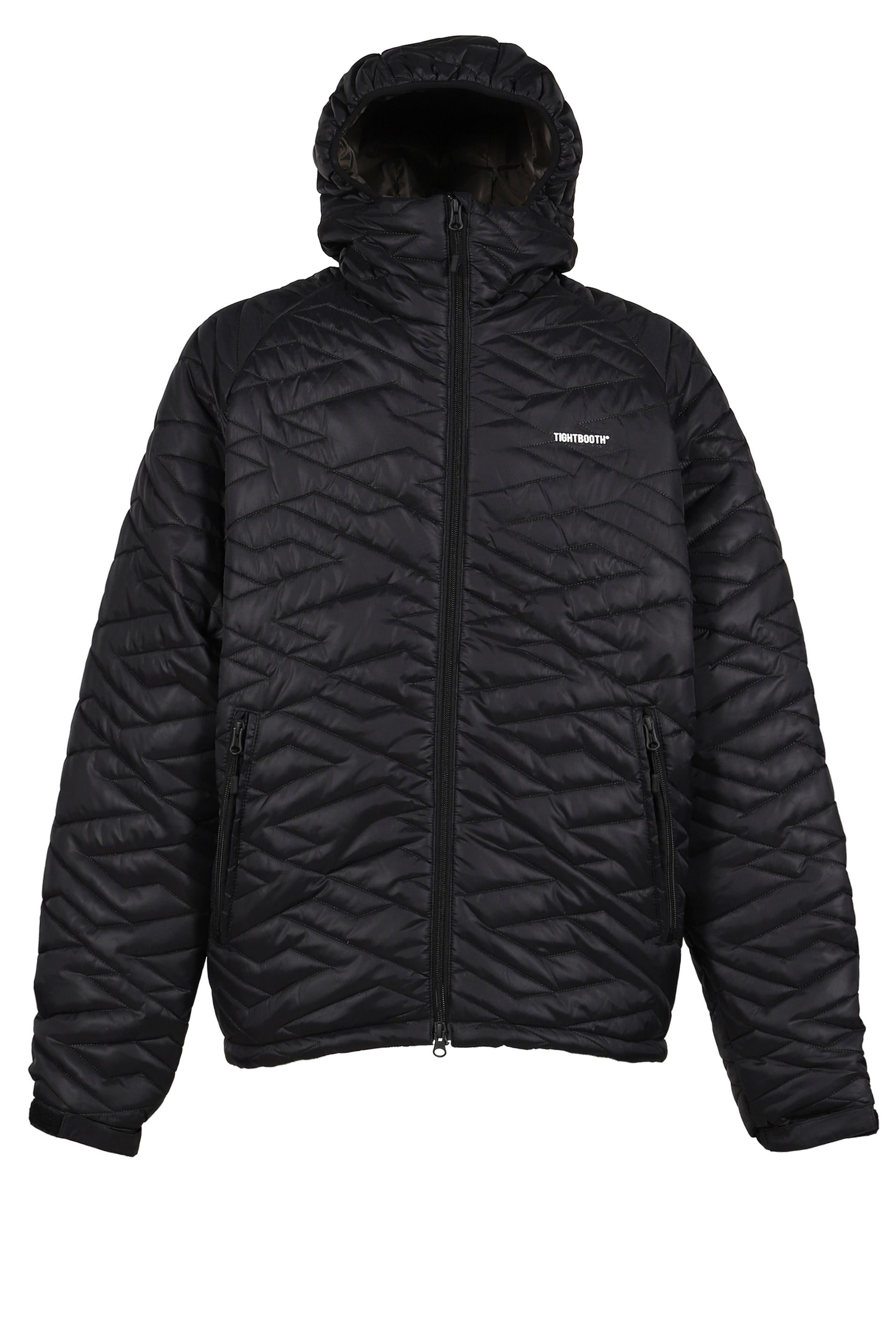 T QUILT PUFFY JKT / BLK