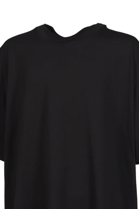 OVERSIZED DOUBLE COLLAR T-SHIRT / BLK
